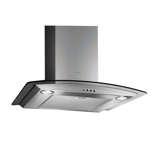 6c550ce6347f4b2bf4d051abfe80c24c ELICA 60CM CURVED GLASS COOKER HOOD- STAINLESS STEEL
