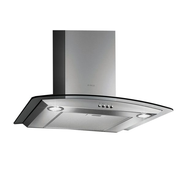 6c550ce6347f4b2bf4d051abfe80c24c ELICA 60CM CURVED GLASS COOKER HOOD- STAINLESS STEEL