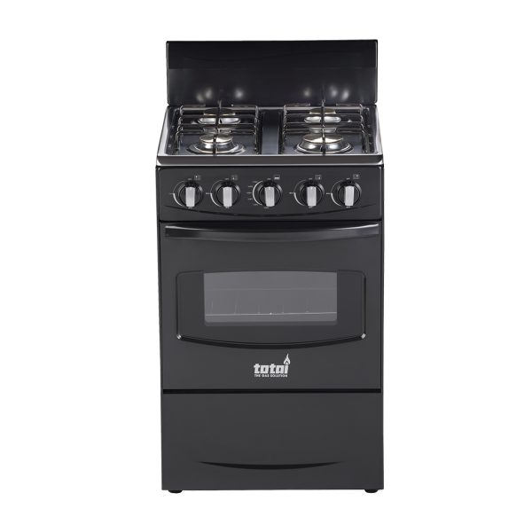 TOTAI 50CM 4 BURNER FULL GAS STOVE- BLACK