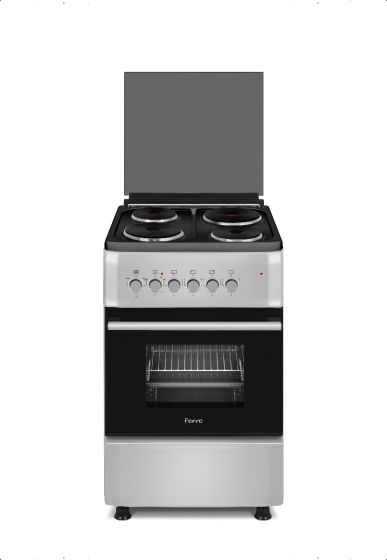 ferre-f5s04e3-t-s-500mm-silver-4-plate-electric-free-standing-oven (1) FERRE 500MM SILVER 4 PLATE ELECTRIC FREE STANDING OVEN