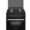 ferre-f6b40g2-mb-600mm-black-4-burner-gas-freestanding-oven FERRE 600MM BLACK 4 BURNER GAS FREESTANDING OVEN