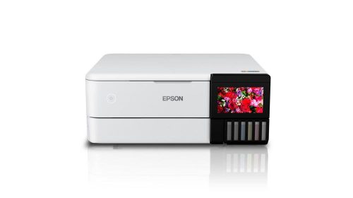 Epson EcoTank L8160EcoTank A4 photo printer Print outstanding photos up to A4 size with this wireless 6-colour multifunction printer for creative enthusiasts Unleash your creativity with stunning A4 photos and documents at incredibly low cost-per-page. Print, copy and scan with ease using the impressive 10.9cm colour touchscreen, 5-way media handling and innovative 6-colour ink system. With no messy cartridges to replace and flexible connectivity features this is the perfect printer for the artistic modern family.