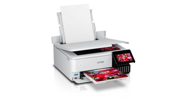 Epson EcoTank L8160EcoTank A4 photo printer Print outstanding photos up to A4 size with this wireless 6-colour multifunction printer for creative enthusiasts Unleash your creativity with stunning A4 photos and documents at incredibly low cost-per-page. Print, copy and scan with ease using the impressive 10.9cm colour touchscreen, 5-way media handling and innovative 6-colour ink system. With no messy cartridges to replace and flexible connectivity features this is the perfect printer for the artistic modern family.