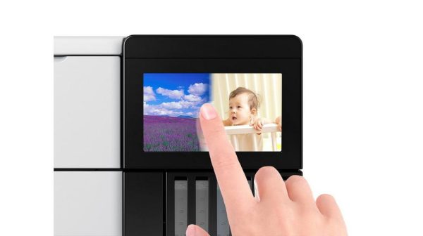 Epson EcoTank L8160EcoTank A4 photo printer Print outstanding photos up to A4 size with this wireless 6-colour multifunction printer for creative enthusiasts Unleash your creativity with stunning A4 photos and documents at incredibly low cost-per-page. Print, copy and scan with ease using the impressive 10.9cm colour touchscreen, 5-way media handling and innovative 6-colour ink system. With no messy cartridges to replace and flexible connectivity features this is the perfect printer for the artistic modern family.