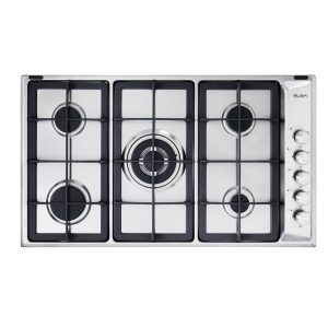 ELBA CLASSIC 90CM 5 BURNER GAS HOB- STAINLESS STEEL
