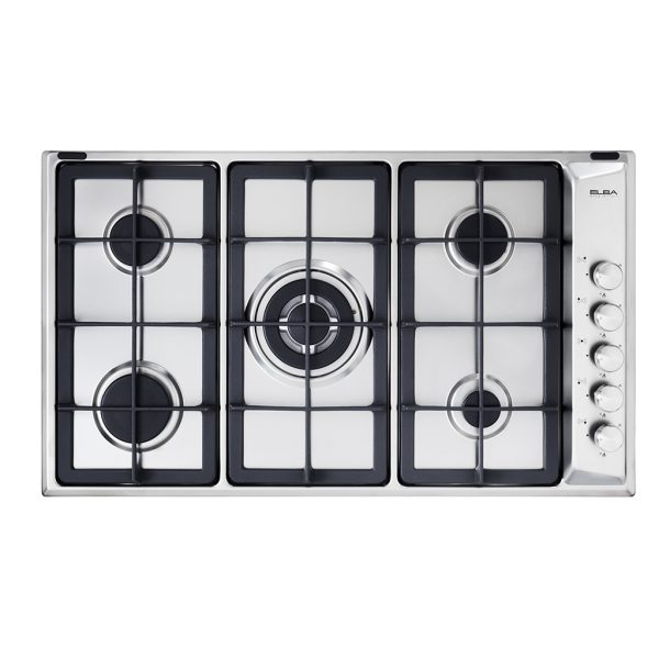 ELBA CLASSIC 90CM 5 BURNER GAS HOB- STAINLESS STEEL