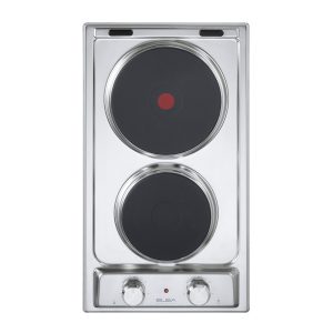 ELBA 30CM 2 PLATE ELECTRIC HOB- STAINLESS STEEL