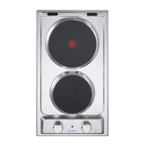5a92428570e4bd29f2c0455ad6b38799 ELBA 30CM 2 PLATE ELECTRIC HOB- STAINLESS STEEL
