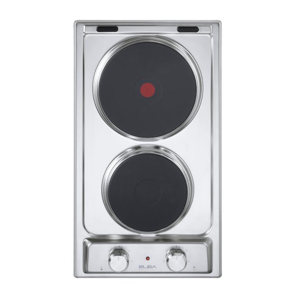 ELBA 30CM 2 PLATE ELECTRIC HOB- STAINLESS STEEL