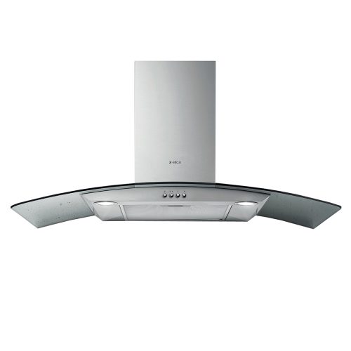 635cc6e8c8fe8b7936a55c86f1a82d4a ELICA 90CM CURVED GLASS COOKER HOOD- STAINLESS STEEL