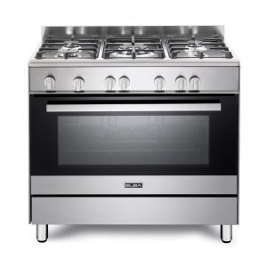 ELBA CLASSIC 90CM 5 BURNER GAS COOKER WITH GAS OVEN- STAINLESS STEEL