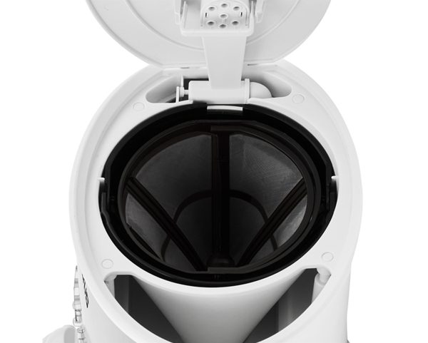 TAURUS COFFEE MAKER DRIP FILTER STAINLESS STEEL WITH WHITE TRIM 1.25L 1080W "ARCTIC" #