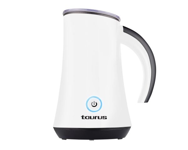 TAURUS MILK FROTHER 360 DEGREE CORDLESS NON-STICK WHITE 450W LLET CELESTIAL
