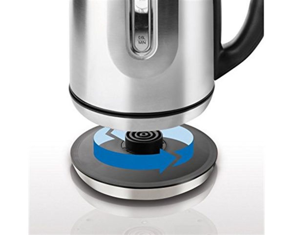TAURUS KETTLE 360 DEGREE CORDLESS STAINLESS STEEL BRUSHED 1.7L 2200W "SELENE"