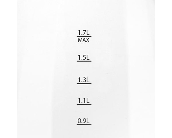 TAURUS KETTLE 360 DEGREE CORDLESS GLASS BLACK 1.7L 2200W AROA PREMIUM