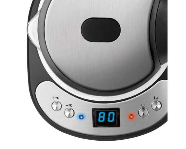 TAURUS KETTLE 360 DEGREE CORDLESS GLASS BLACK 1.7L 2200W AROA PREMIUM