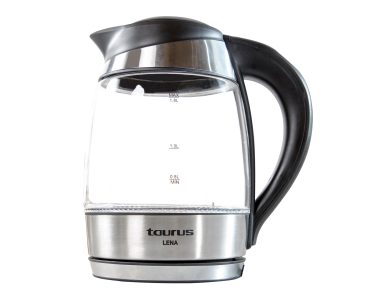 TAURUS KETTLE DIGITAL 360 DEGREE CORDLESS GLASS BLACK 1.8L 2200W “LENA”