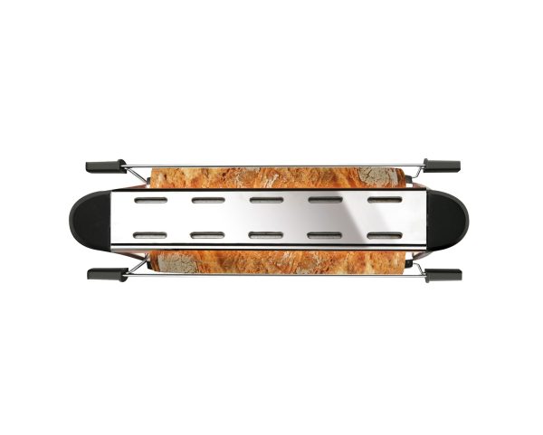 TAURUS TOASTER 2 SLICE STAINLESS STEEL BLACK 700W "TODOPAN"