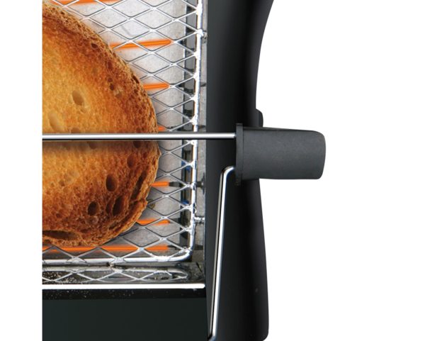TAURUS TOASTER 2 SLICE STAINLESS STEEL BLACK 700W "TODOPAN"