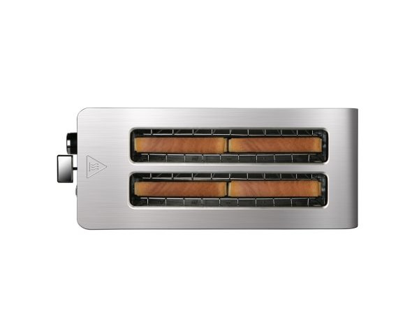 TAURUS TOASTER 4 SLICE STAINLESS STEEL BRUSHED 5 HEAT SETTINGS 1400W "MY TOAST DUPLO LEGEND"
