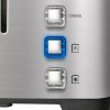 TAURUS TOASTER 4 SLICE STAINLESS STEEL BRUSHED 5 HEAT SETTINGS 1400W "MY TOAST DUPLO LEGEND"