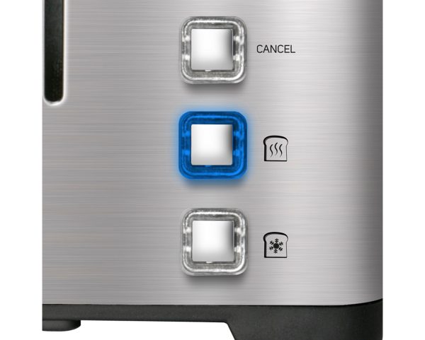 TAURUS TOASTER 4 SLICE STAINLESS STEEL BRUSHED 5 HEAT SETTINGS 1400W "MY TOAST DUPLO LEGEND"
