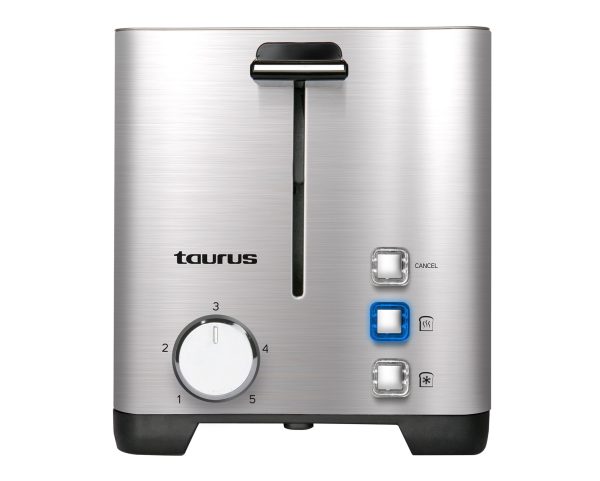 TAURUS TOASTER 4 SLICE STAINLESS STEEL BRUSHED 5 HEAT SETTINGS 1400W "MY TOAST DUPLO LEGEND"