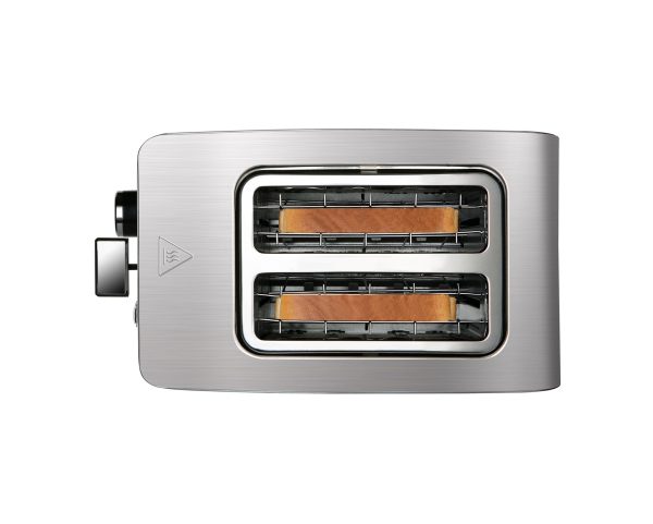 TAURUS TOASTER 2 SLICE STAINLESS STEEL BRUSHED 5 HEAT SETTINGS 850W "MY TOAST II LEGEND"