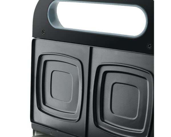 TAURUS SANDWICH MAKER 2 SLICE WHITE JAFFLE PLATE 750W "MYSANDWICH"