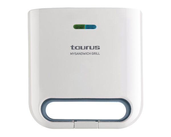 TAURUS SANDWICH MAKER 2 SLICE WHITE GRILL PLATE 750W MYSANDWICH GRILL