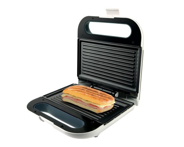 TAURUS SANDWICH MAKER 2 SLICE WHITE GRILL PLATE 750W MYSANDWICH GRILL