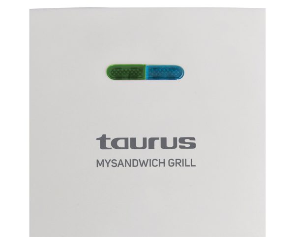 TAURUS SANDWICH MAKER 2 SLICE WHITE GRILL PLATE 750W MYSANDWICH GRILL