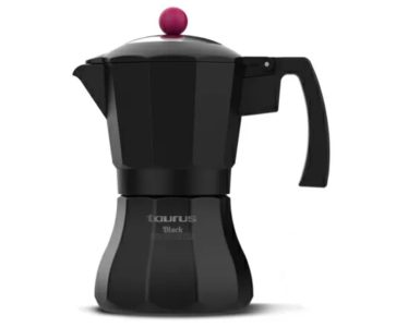 TAURUS COFFEE MAKER ALUMINIUM BLACK 12 CUP “BLACK MOMENTS 12”