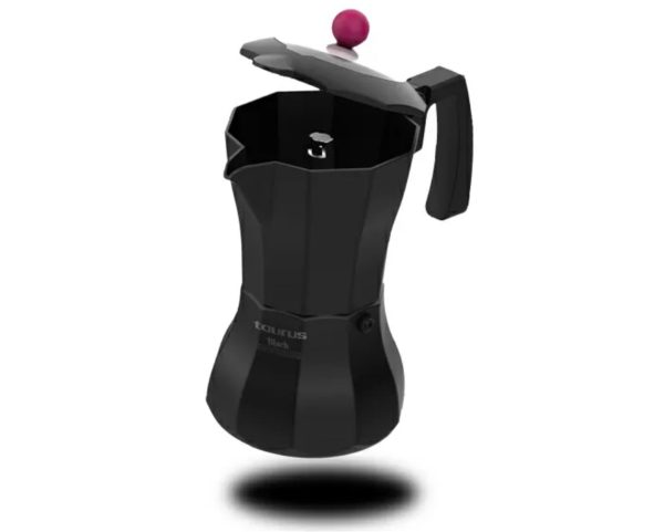 TAURUS COFFEE MAKER ALUMINIUM BLACK 12 CUP "BLACK MOMENTS 12"