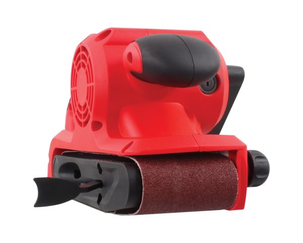 Casals Belt Sander 6 Speed With Dust Bag Plastic Red 76X533mm 810W