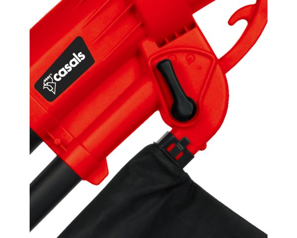 BV2800E_2-large Casals Garden Blower / Vacuum Plastic Red 35L 2800W
