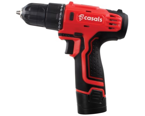 Casals Cordless Drill Li-Ion Including Extra Battery 10Mm 12V