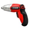 Casals Screwdriver Cordless 10 Piece Set Plastic Red 6.35Hex 3.6V