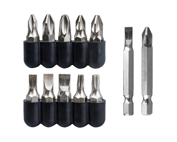 Casals Screwdriver Cordless Rechargeable 12 Piece Set Plastic Red 6.35Mm 3.6V