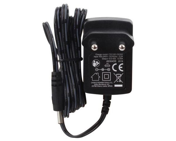 Casals Screwdriver Cordless 10 Piece Set Plastic Red 6.35Hex 3.6V