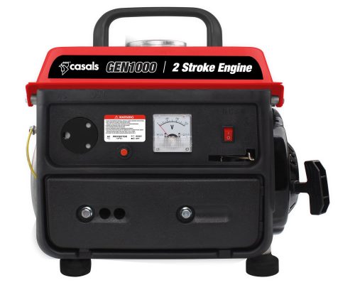 GEN1000-large Casals Generator Recoil Start Steel Red 2 Stroke 750W