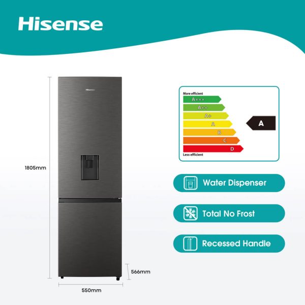 Hisense H370BIT-WD | (Combi) Refrigerator