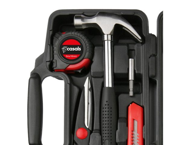 HH39_7-large Casals Hand Tools 39 Piece Set Steel Red