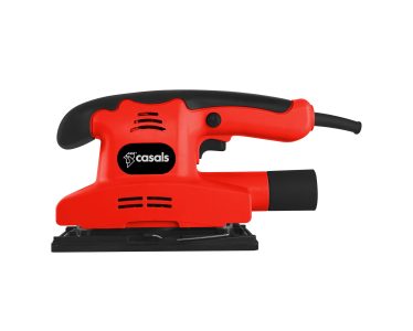 Casals Orbital Sander With Trigger Lock Plastic Red 90 X 187Mm 150W