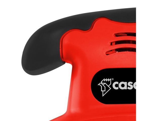 Casals Orbital Sander With Trigger Lock Plastic Red 90 X 187Mm 150W