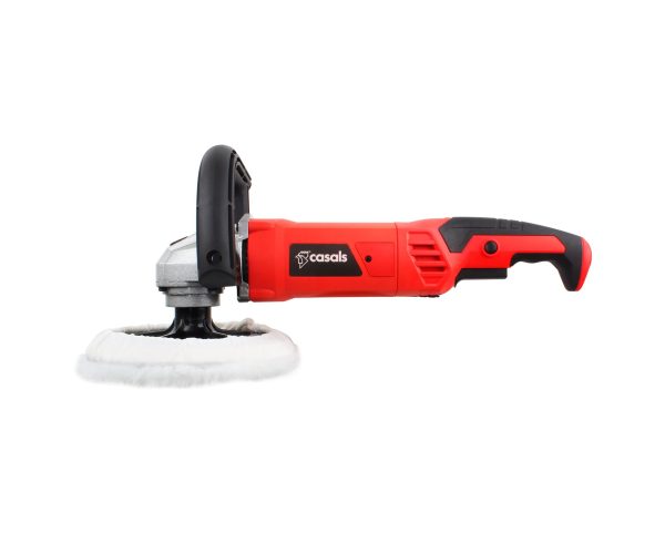 Casals Sander Polisher With Auxiliary Handle Plastic Red 180Mm 1200W