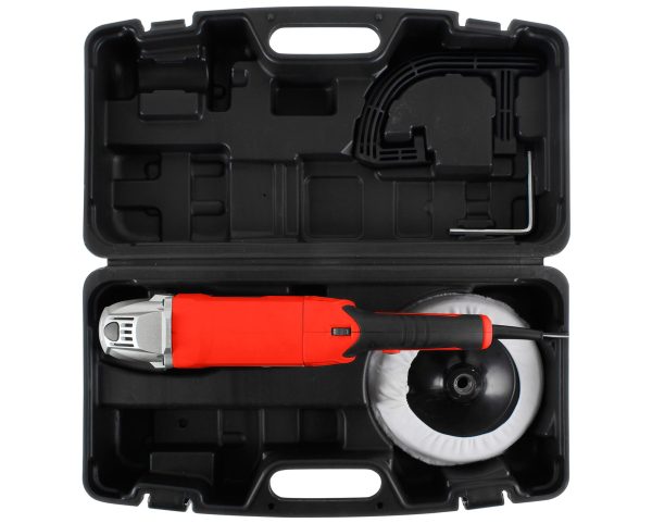 Casals Sander Polisher With Auxiliary Handle Plastic Red 180Mm 1200W