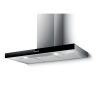 ELICA 90CM BOX STYLE COOKER HOOD- BLACK GLASS FRONT PANEL