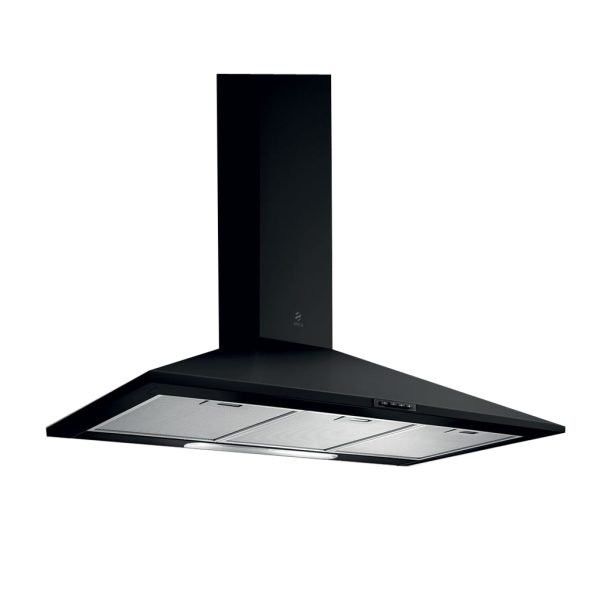 ELICA 90CM PYRAMID STYLE COOKER HOOD- BLACK