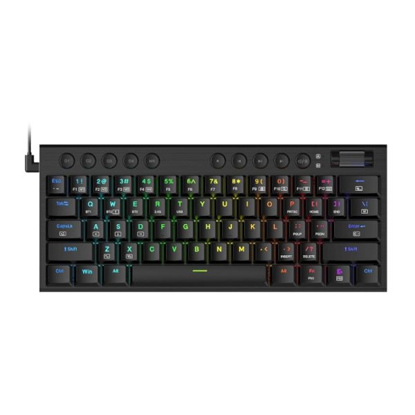 RD-K632-RGB_wr_01 REDRAGON Noctis 61Key Red Switch RGB Low Profile Gaming Mechanical Keyboard – Black